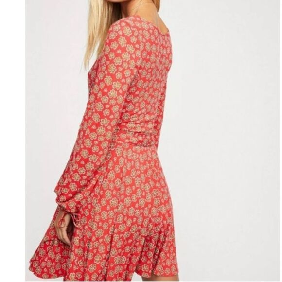 NWT Free People Pradera Wrap Mini Dress - Picture 3 of 7